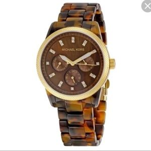 Michael Kors Tortoise Shell Watch